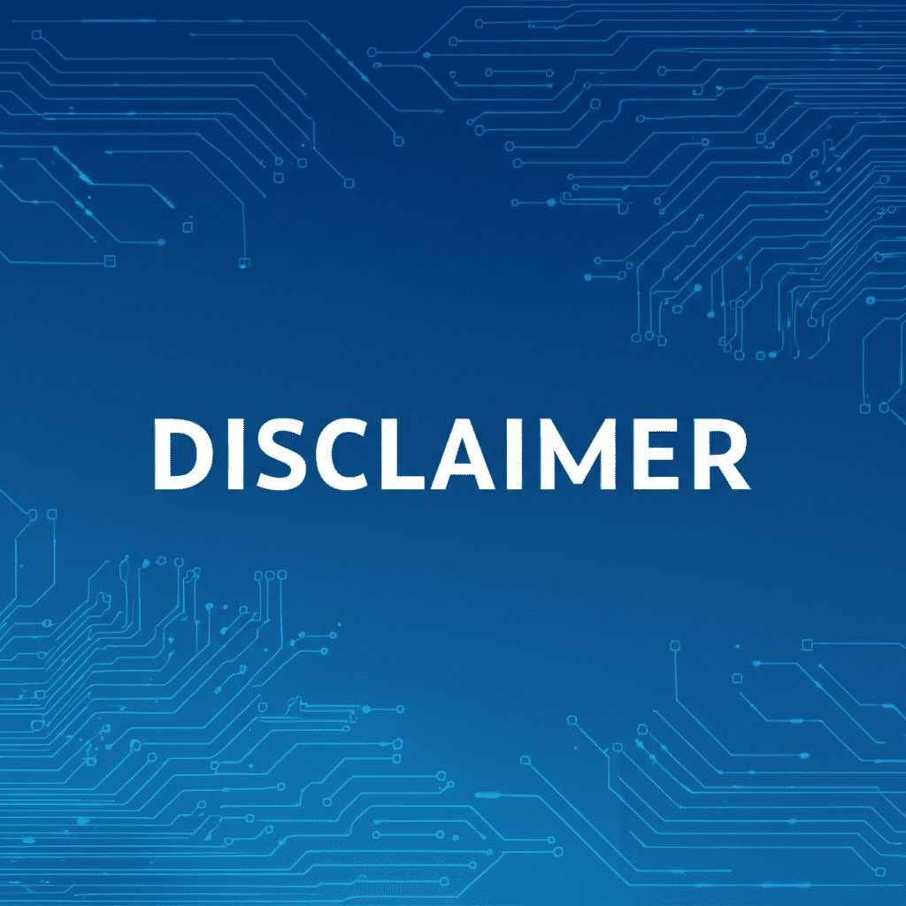 Important legal document with warning sign, representing a disclaimer